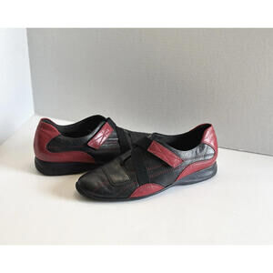 Rene by ARA Womens Black Red Leather Comfort Shoes Size US 8/UK 5.5 Germany Made